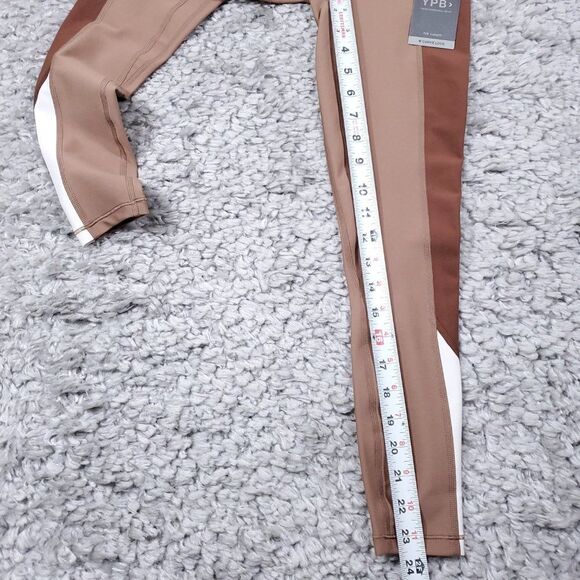 Abercrombie XXS Short YPB sculptLUX Curve Love 7/8 Length Leggings Colorblock - Picture 9 of 10